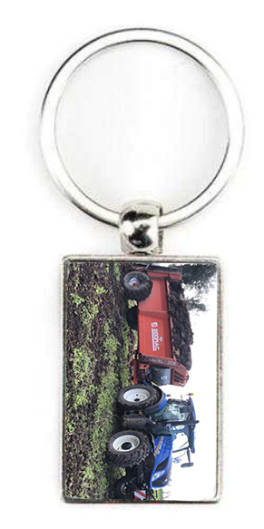 Porte clé tracteur avec épandeur