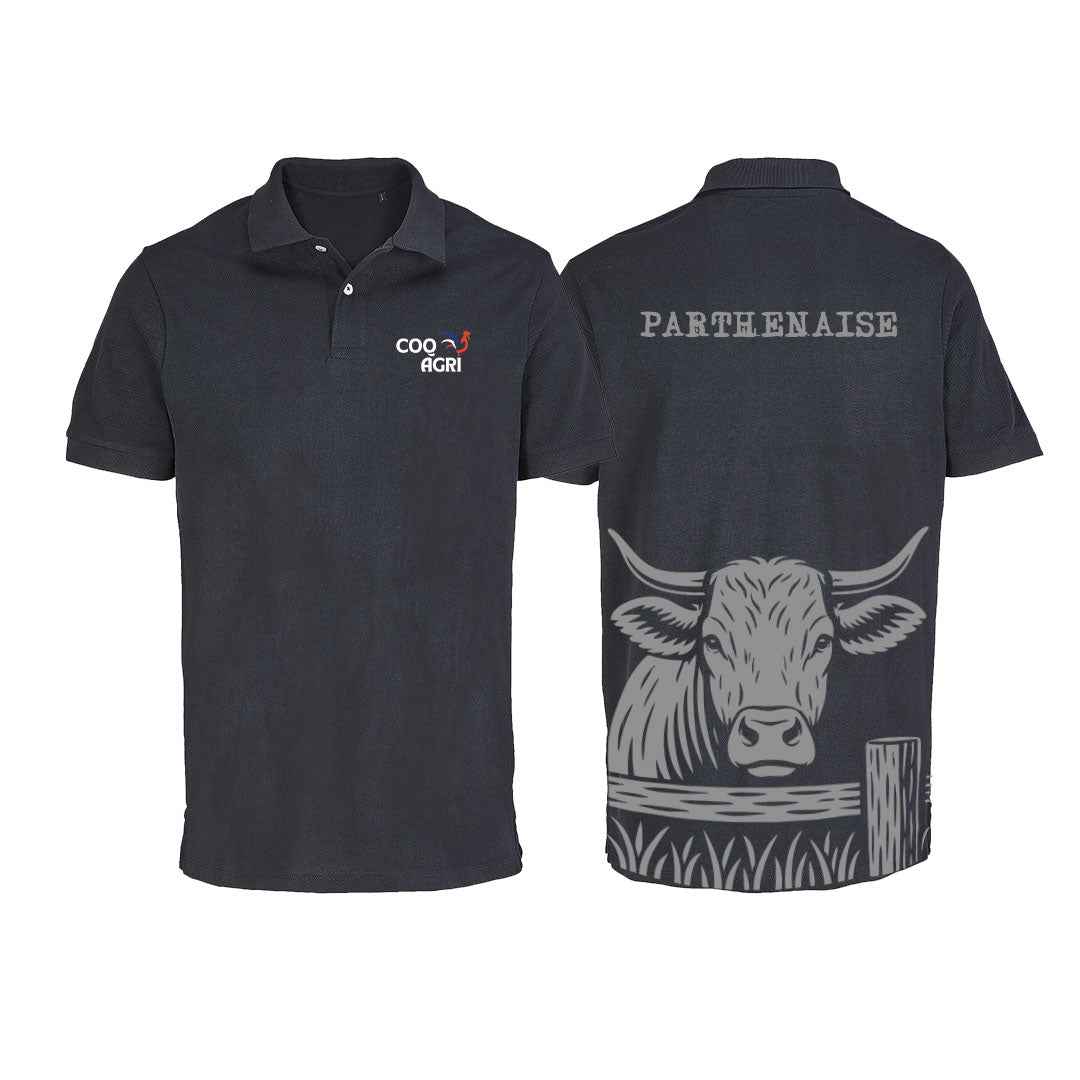 Polo vache Parthenaise