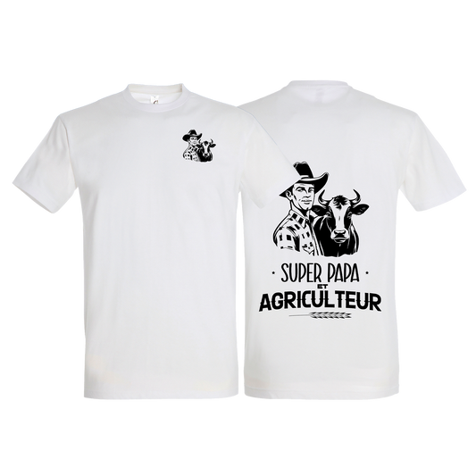 Super Papa und Bauer T-Shirt
