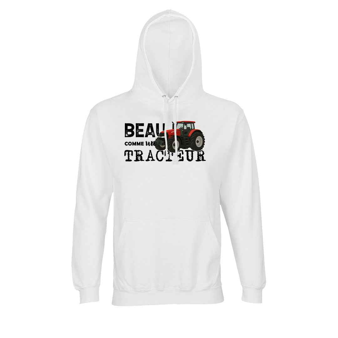 Sweat "Beau comme un tracteur"
