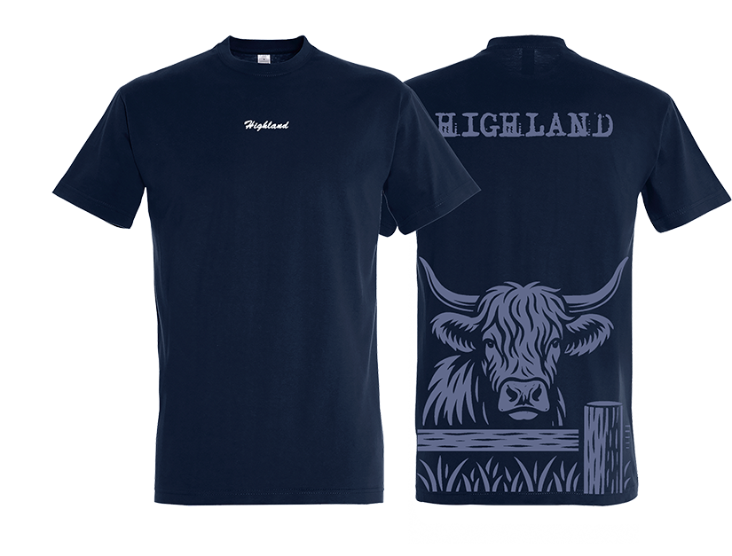T-shirt Vache Highland
