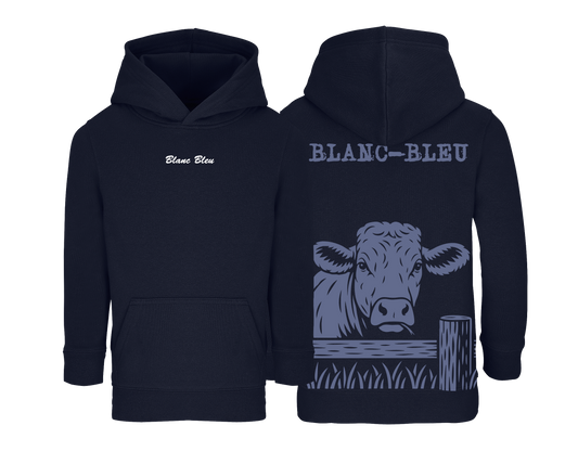 Sweat enfant Blanc Bleu