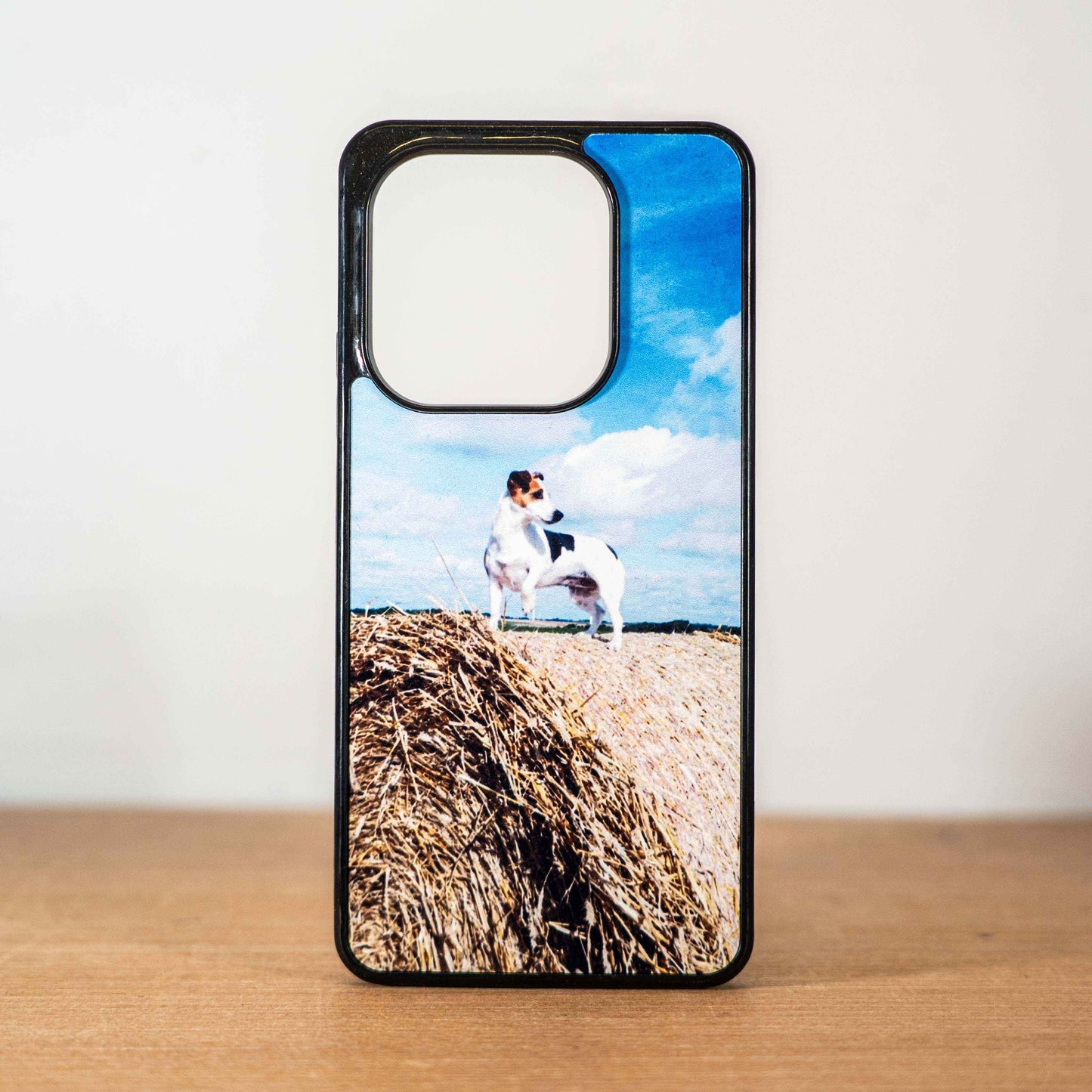 Coque Xiaomi Redmi Note 14G - Chien sur Ballot de Paille