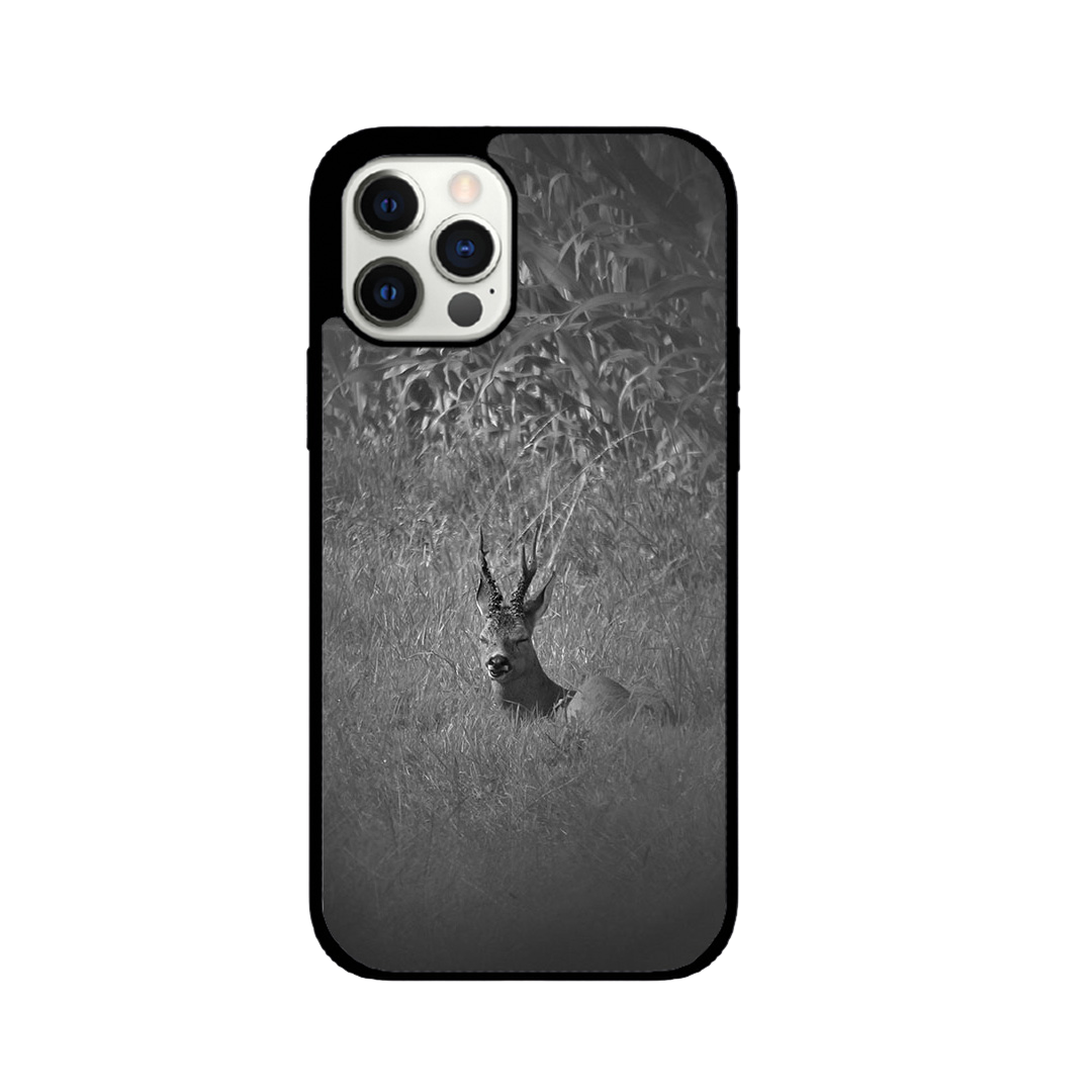 Coque chevreuil noir et blanc