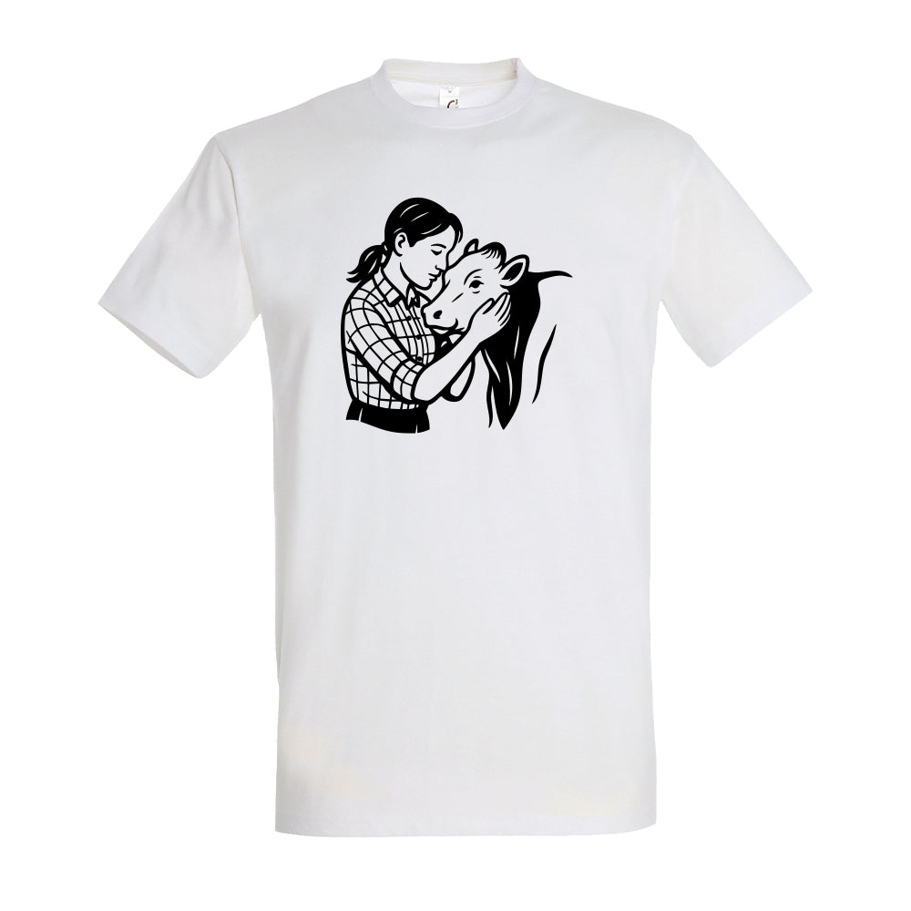 T-shirt " Tendresse à la ferme "
