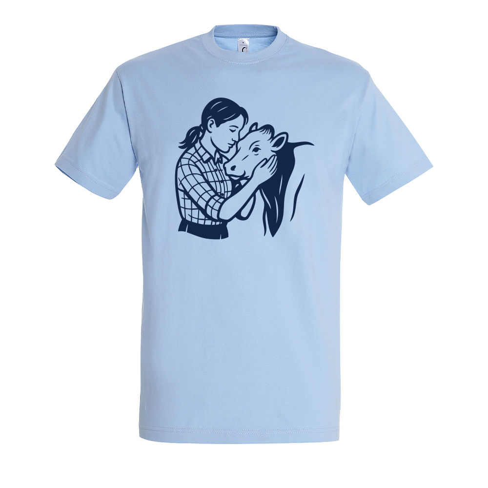 T-shirt " Tendresse à la ferme "