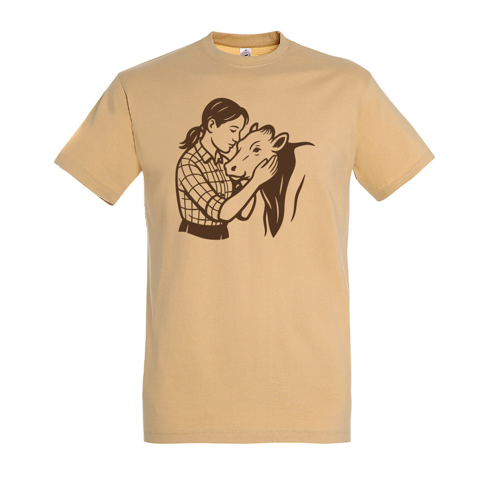 T-shirt " Tendresse à la ferme "