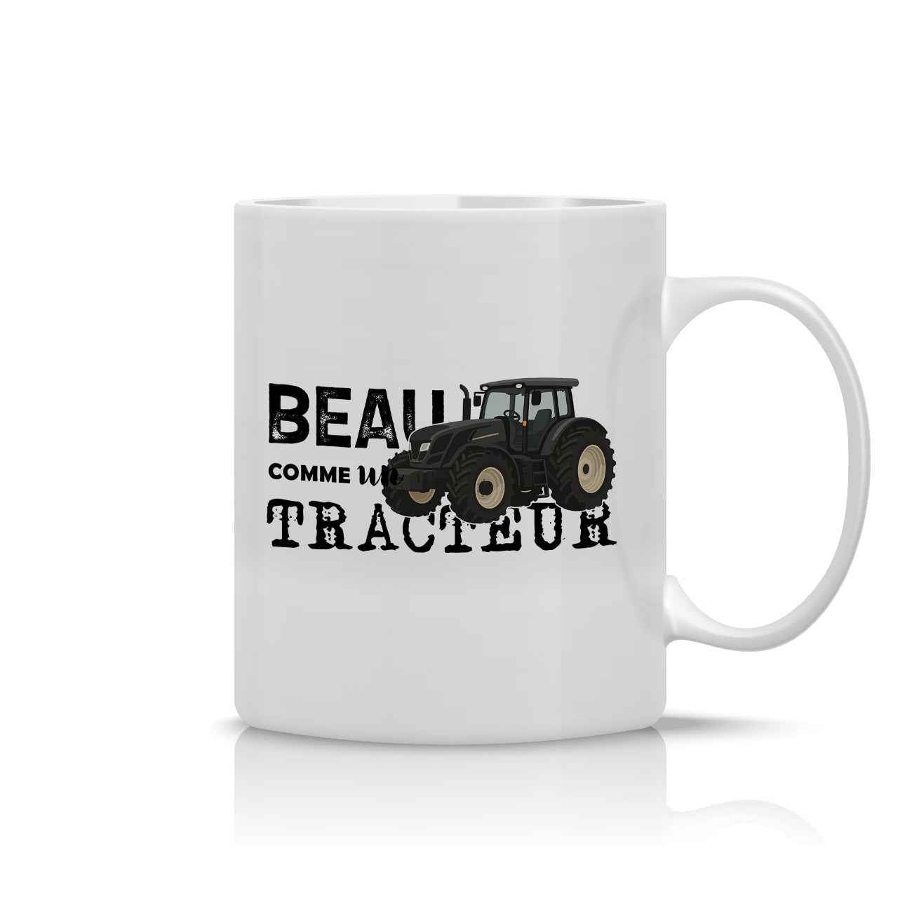 Mug beau comme un tracteur