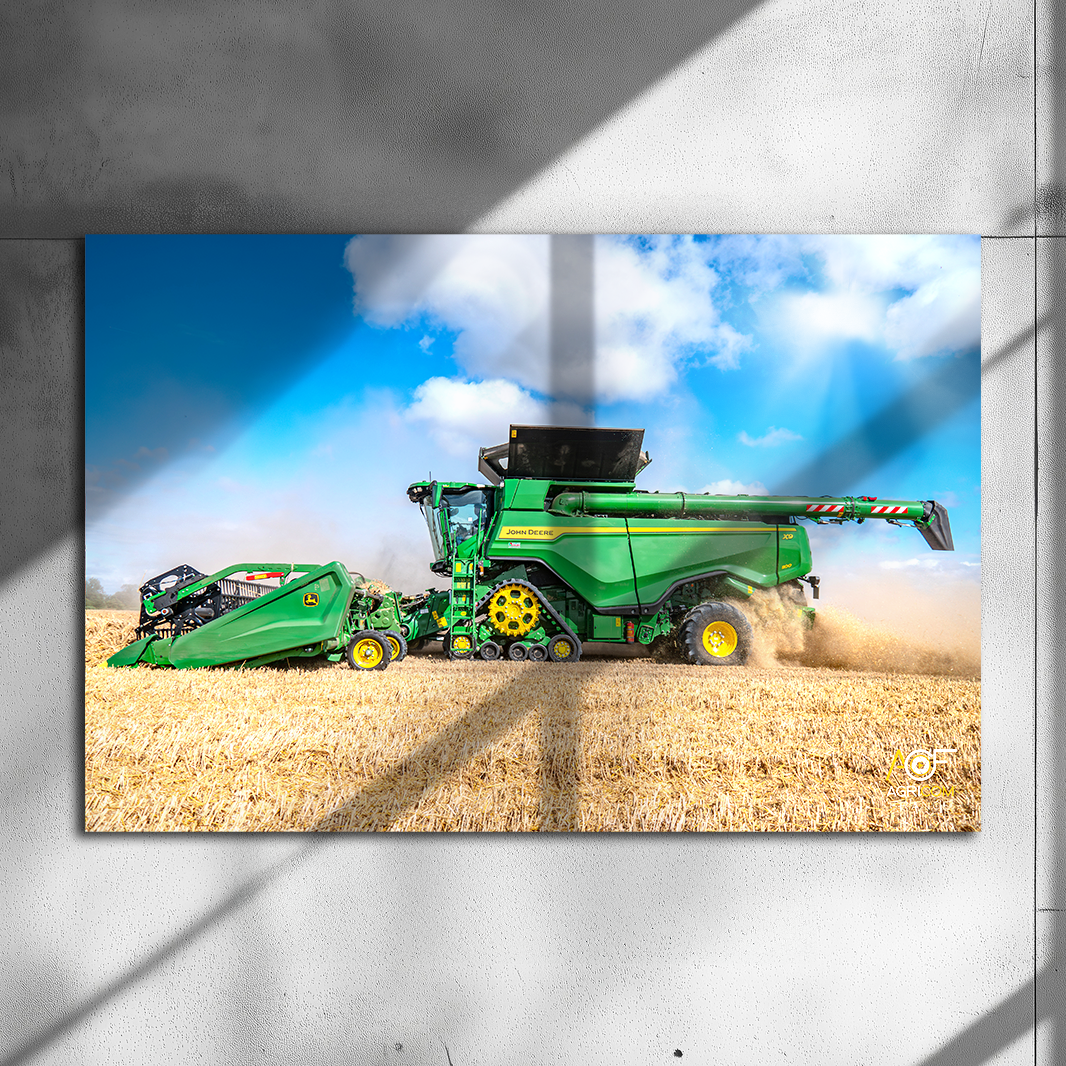 Metal Poster John Deere X9 / AGRICOM FRANCE