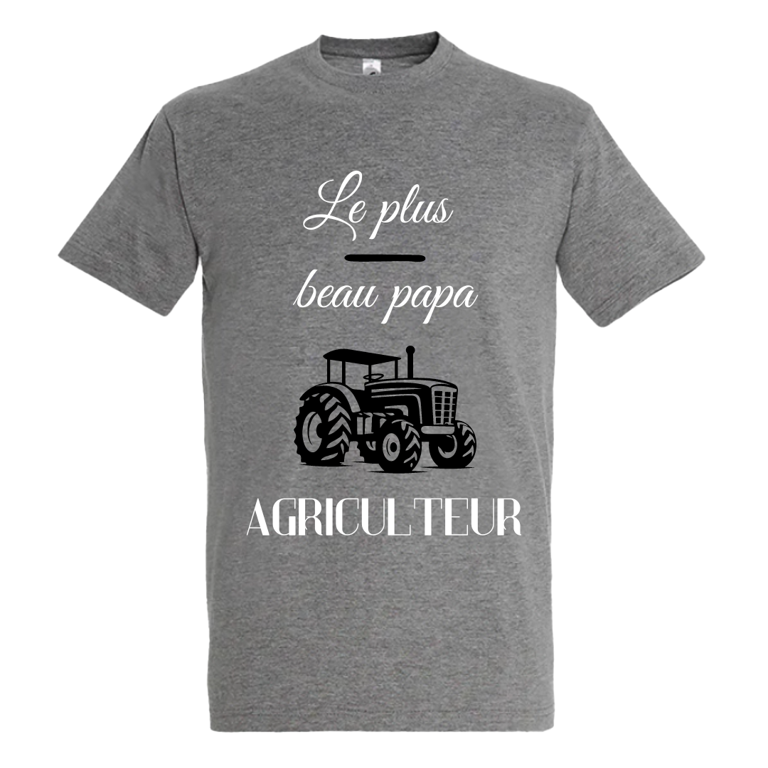 T-shirt " Papa agriculteur "