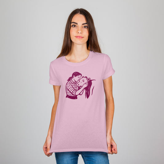 T-shirt " Tendresse à la ferme "