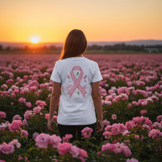 T-shirt Coq'tobre Rose