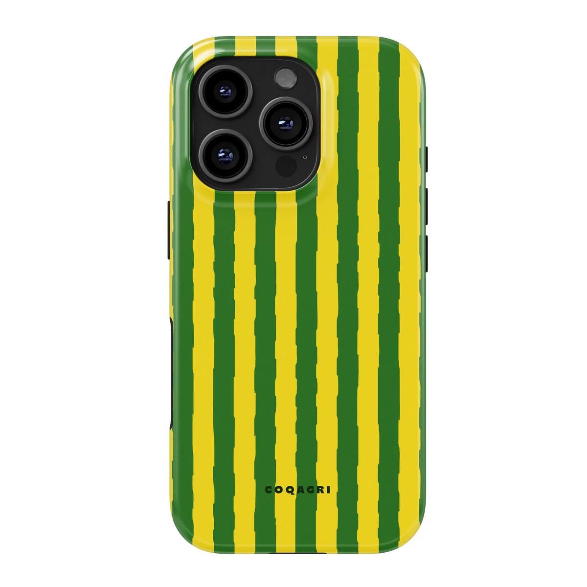 Coque - Vert et jaune