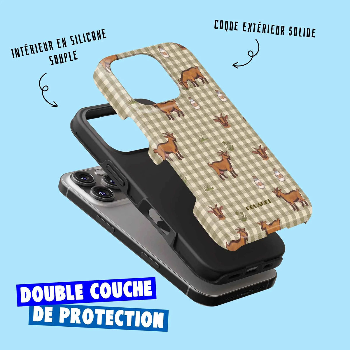 Coque Premium - Chèvre