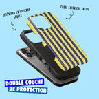Coque - Bleu et Jaune