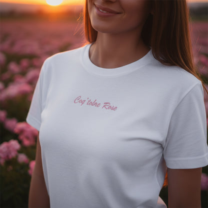 T-shirt Coq'tobre Rose