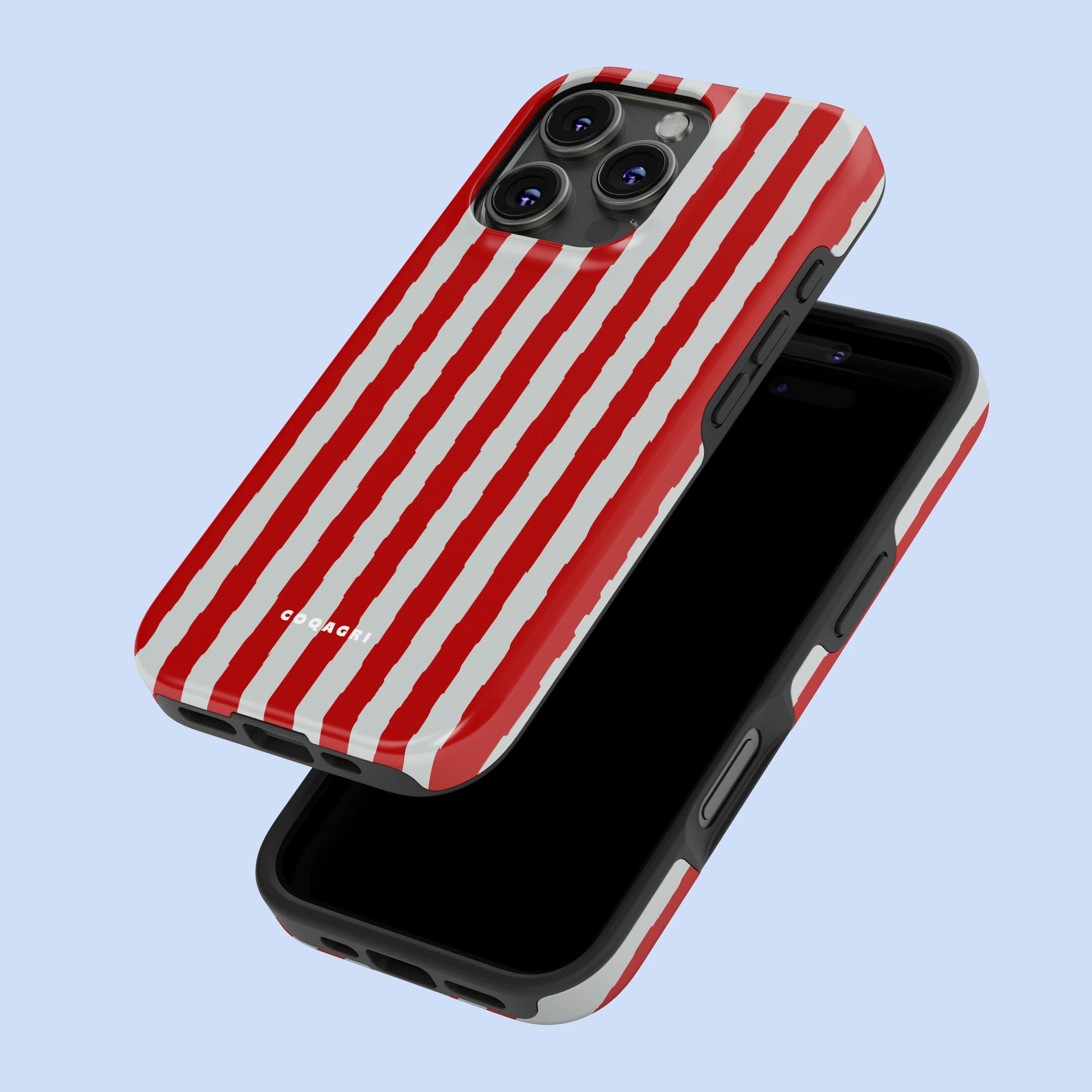 Coque - Rouge et Gris