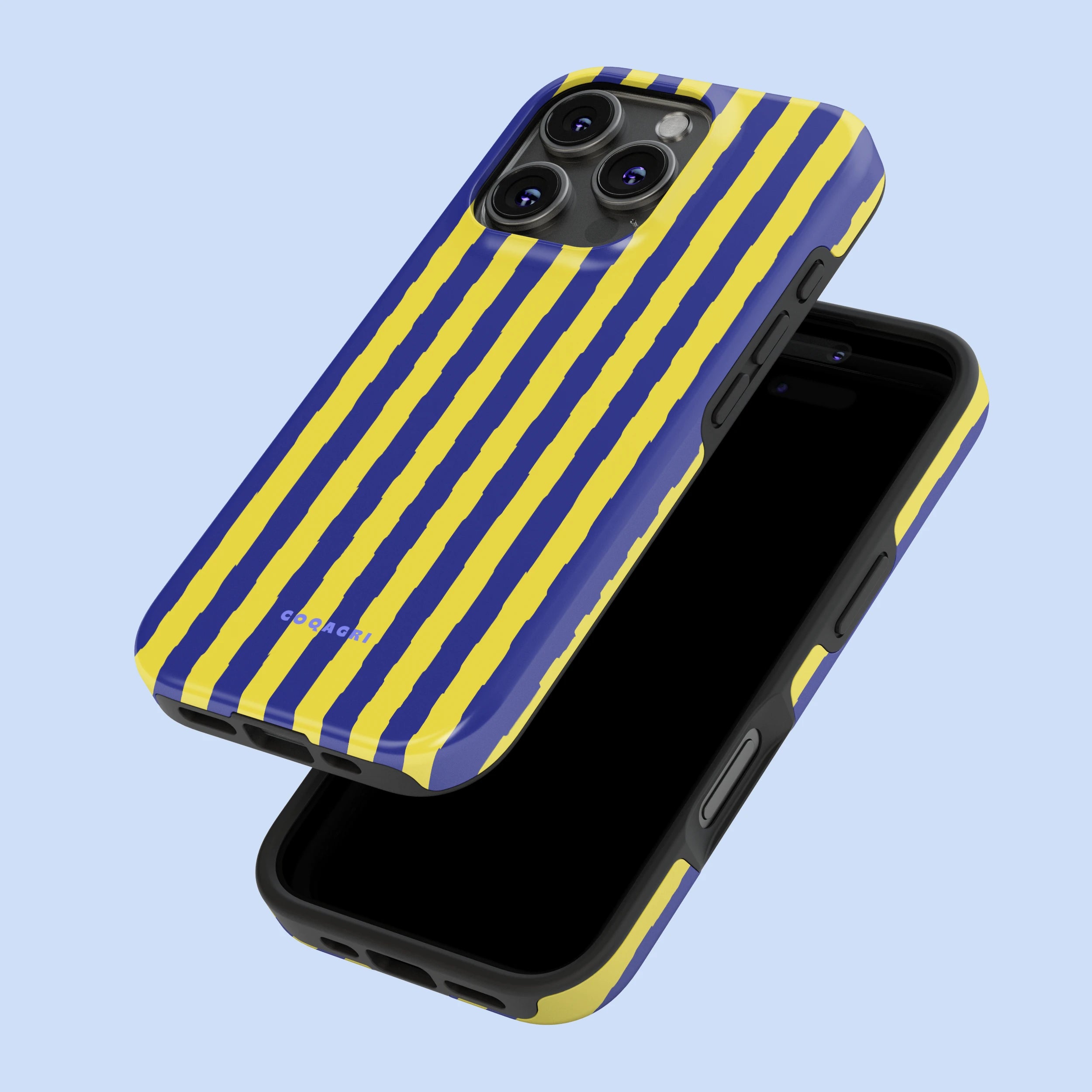 Coque - Bleu et Jaune