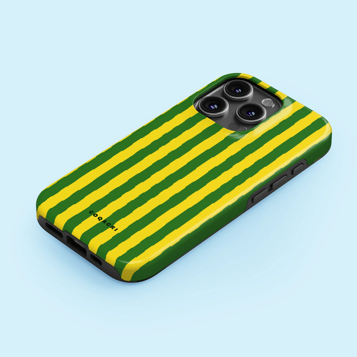 Coque - Vert et jaune