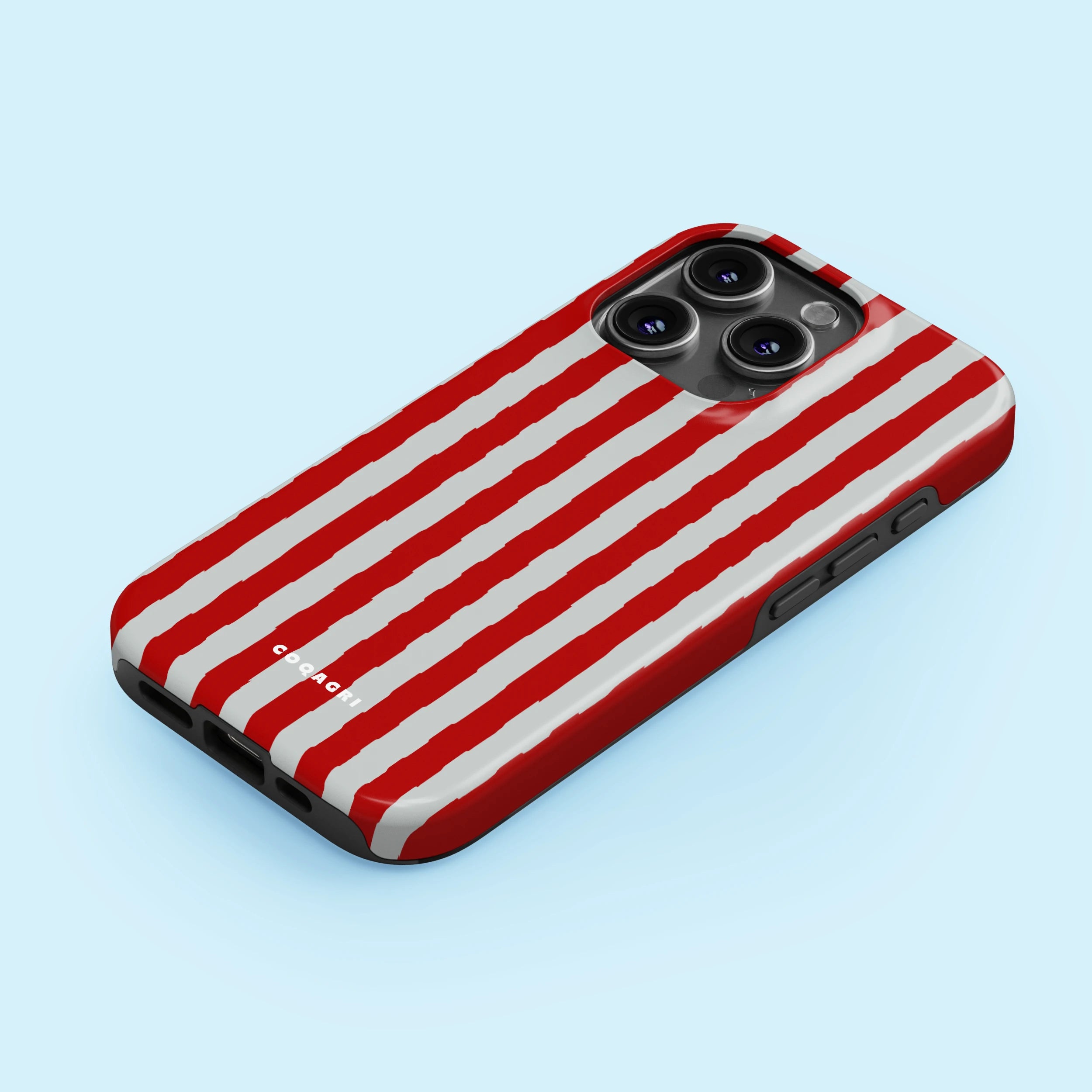 Coque - Rouge et Gris