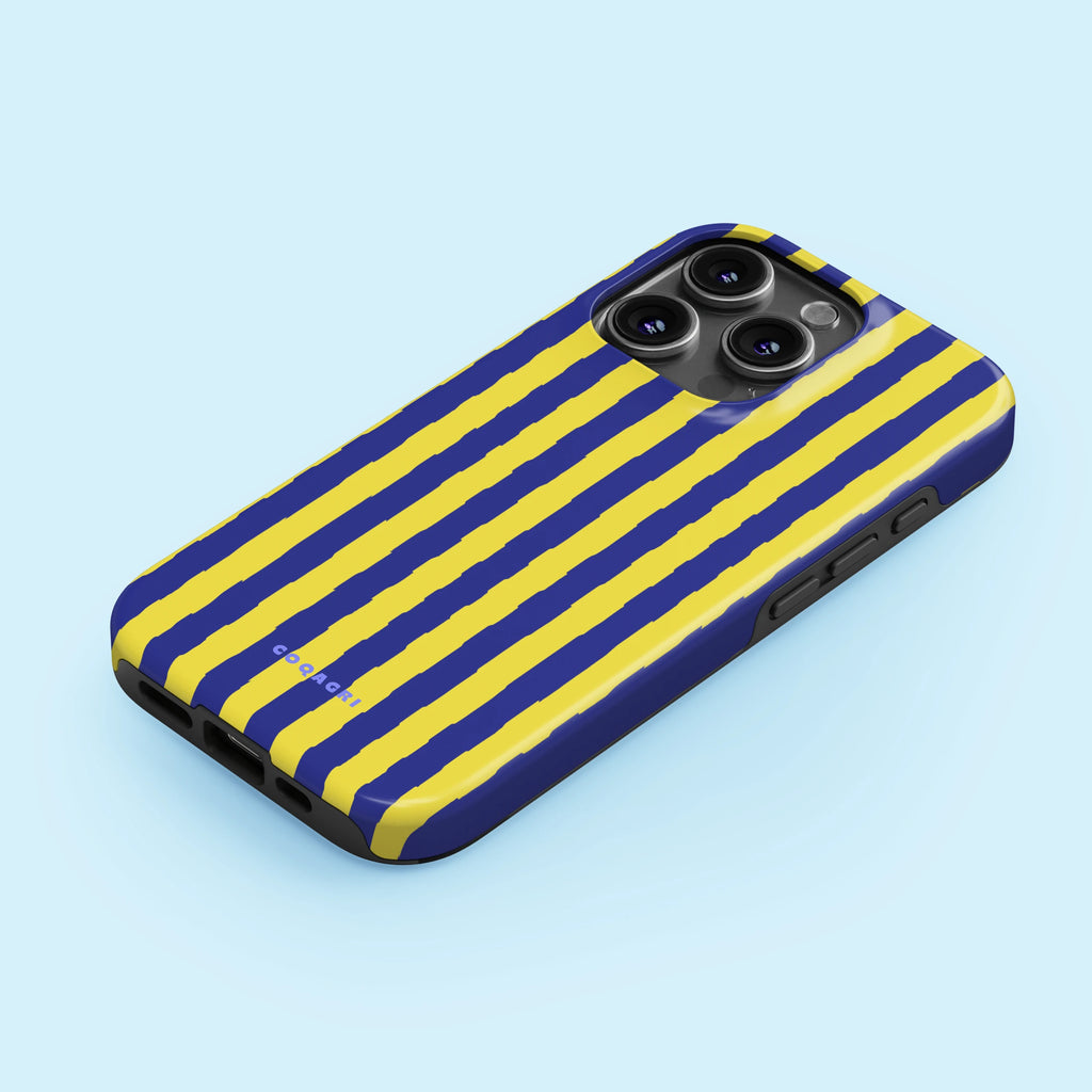 Coque - Bleu et Jaune