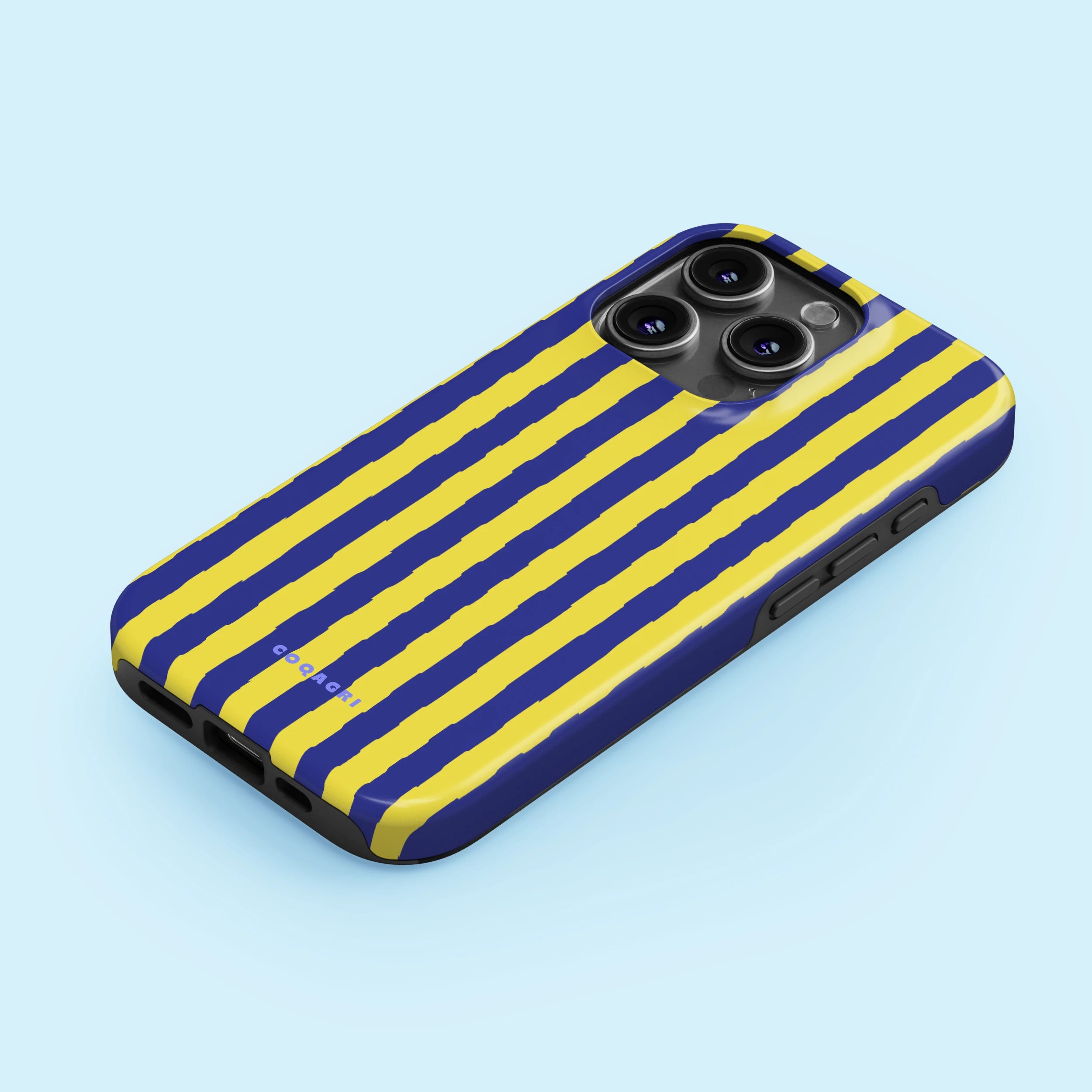 Coque - Bleu et Jaune