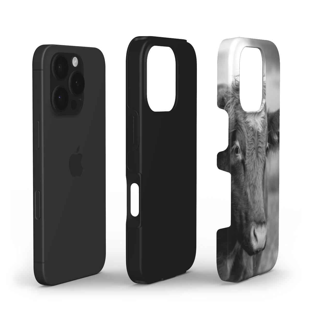 Coque Premium - Vache Noir & Blanc