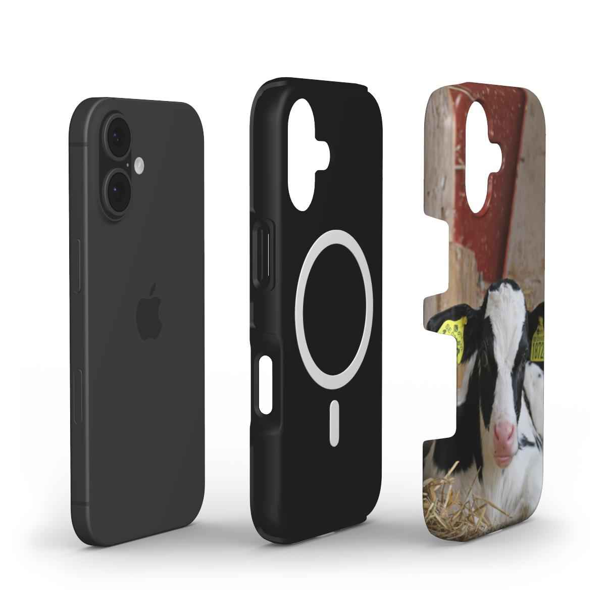 Coque Magsafe - Veau Prim Holstein
