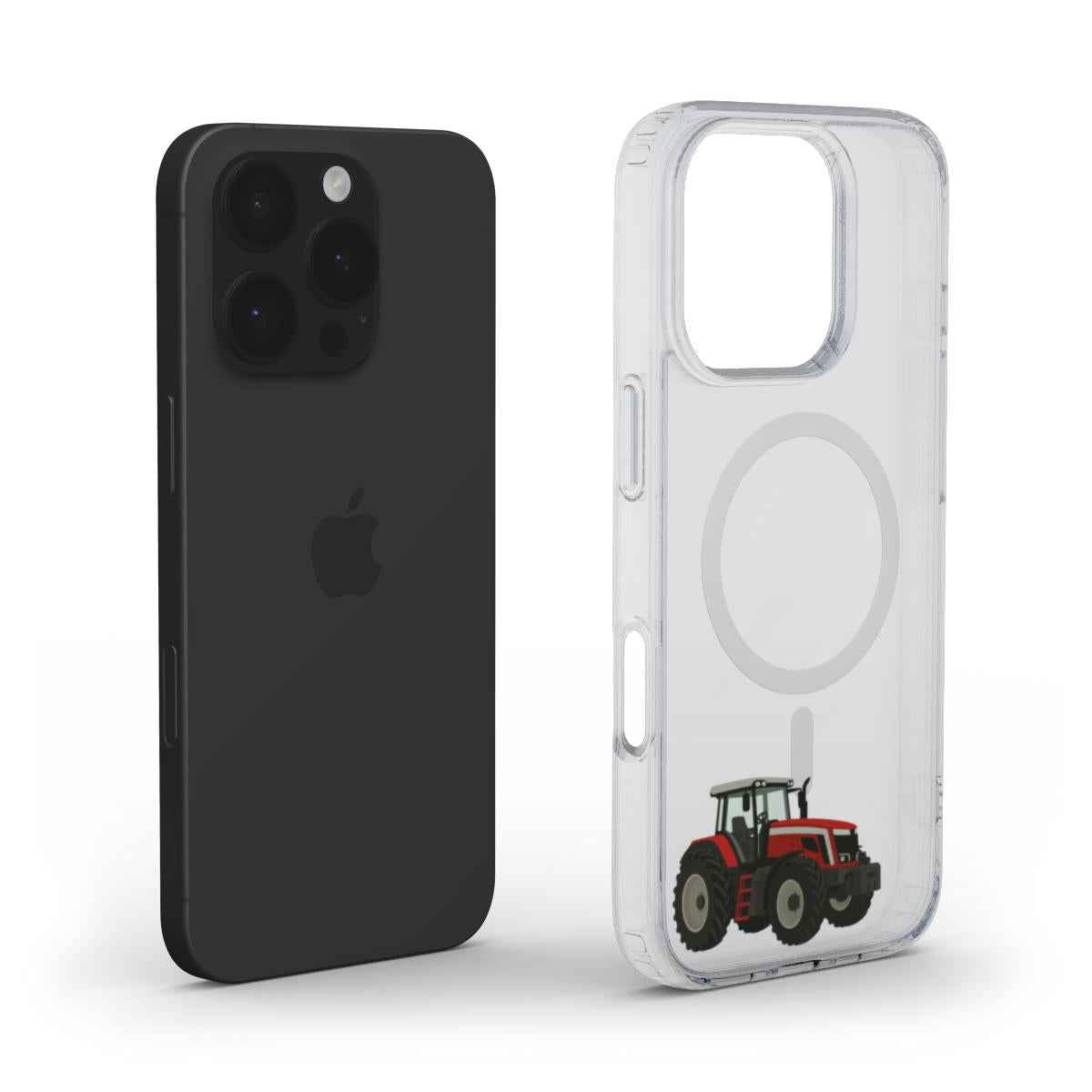Coque Transparente MagSafe – Tracteur Massey Ferguson