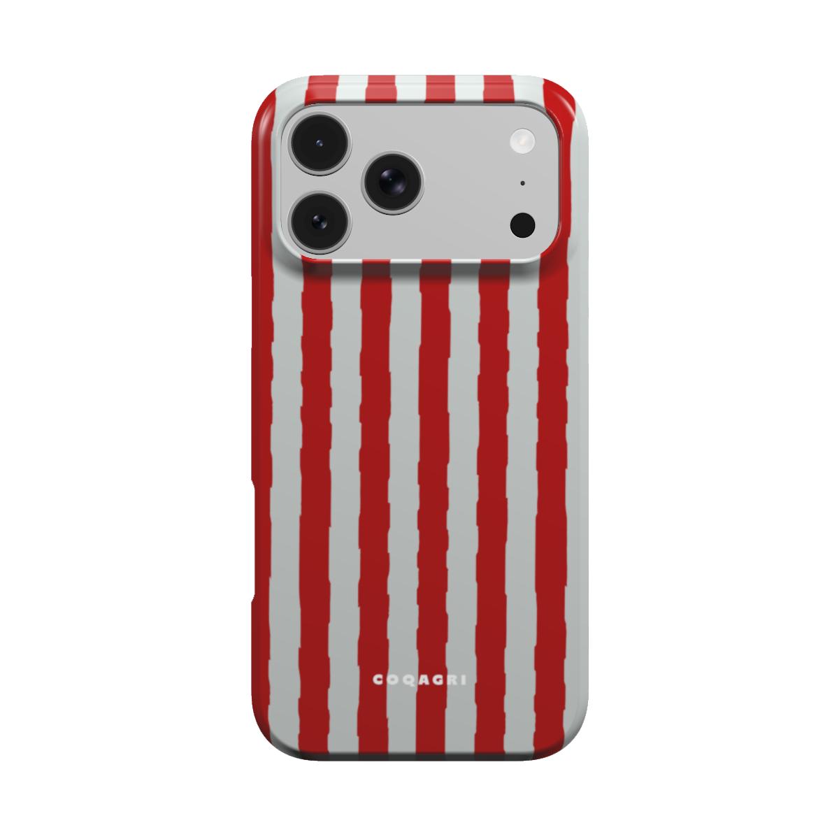 Coque - Rouge et Gris