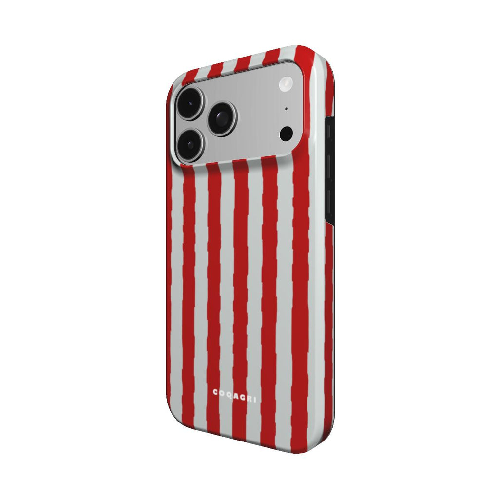 Coque - Rouge et Gris