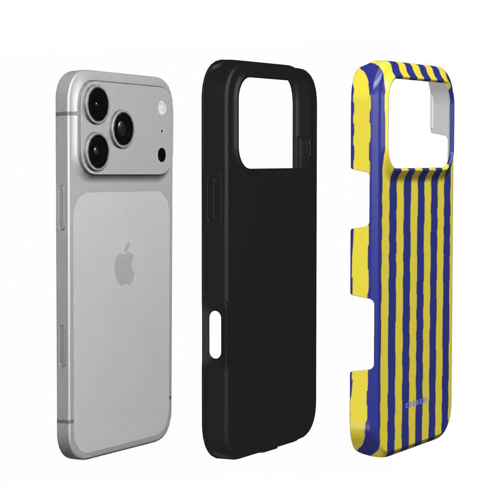 Coque - Bleu et Jaune