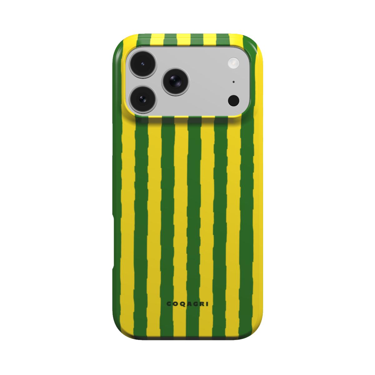 Coque - Vert et jaune