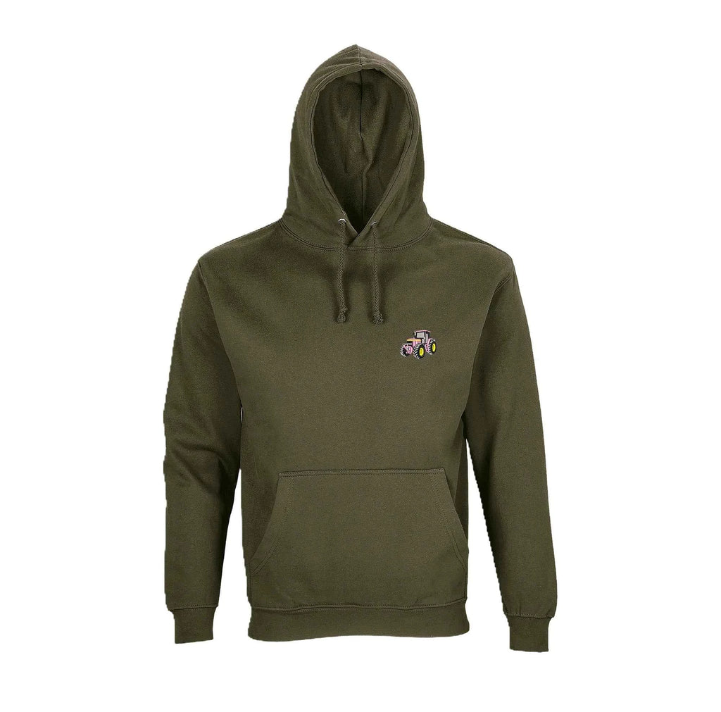 Sweat à capuche - John Deere 7710 Rose