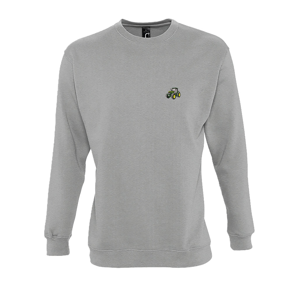 Sweat col rond - John Deere 7710 Gris