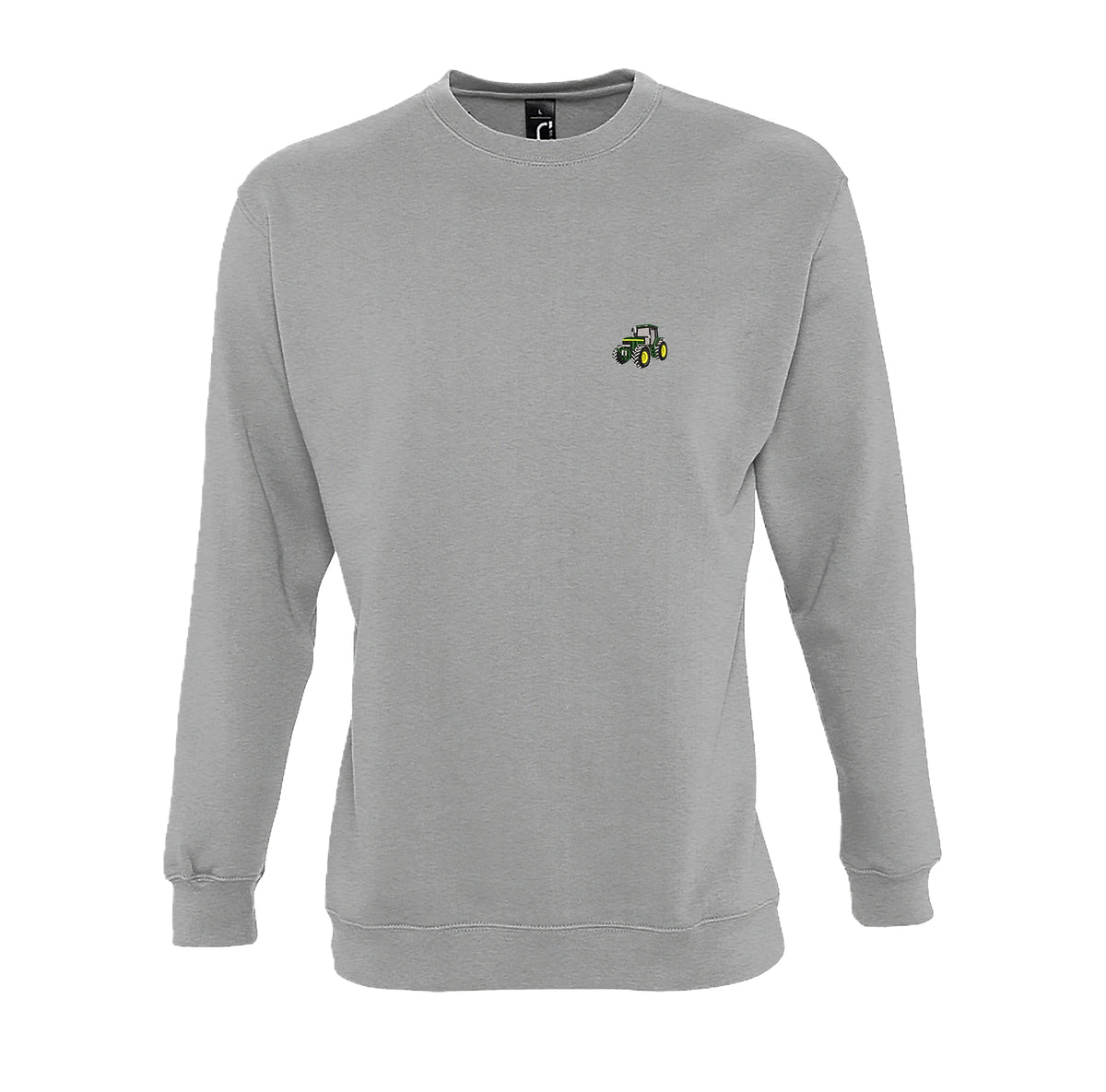 Sweat col rond - John Deere 7710 Gris