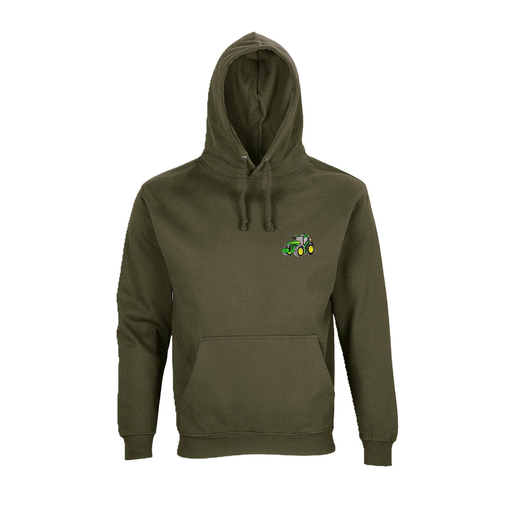 Sweat à capuche - John Deere 8R Kaki