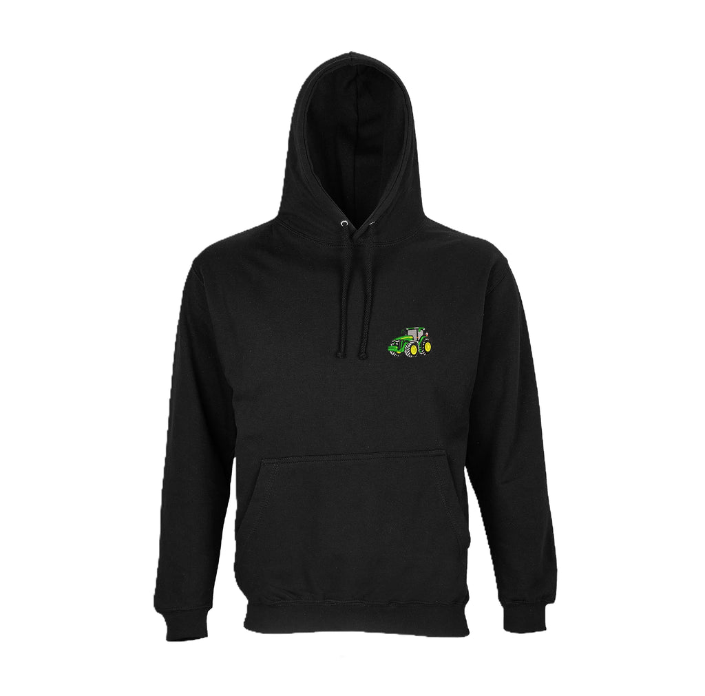 Sweat à capuche - John Deere 8R Noir
