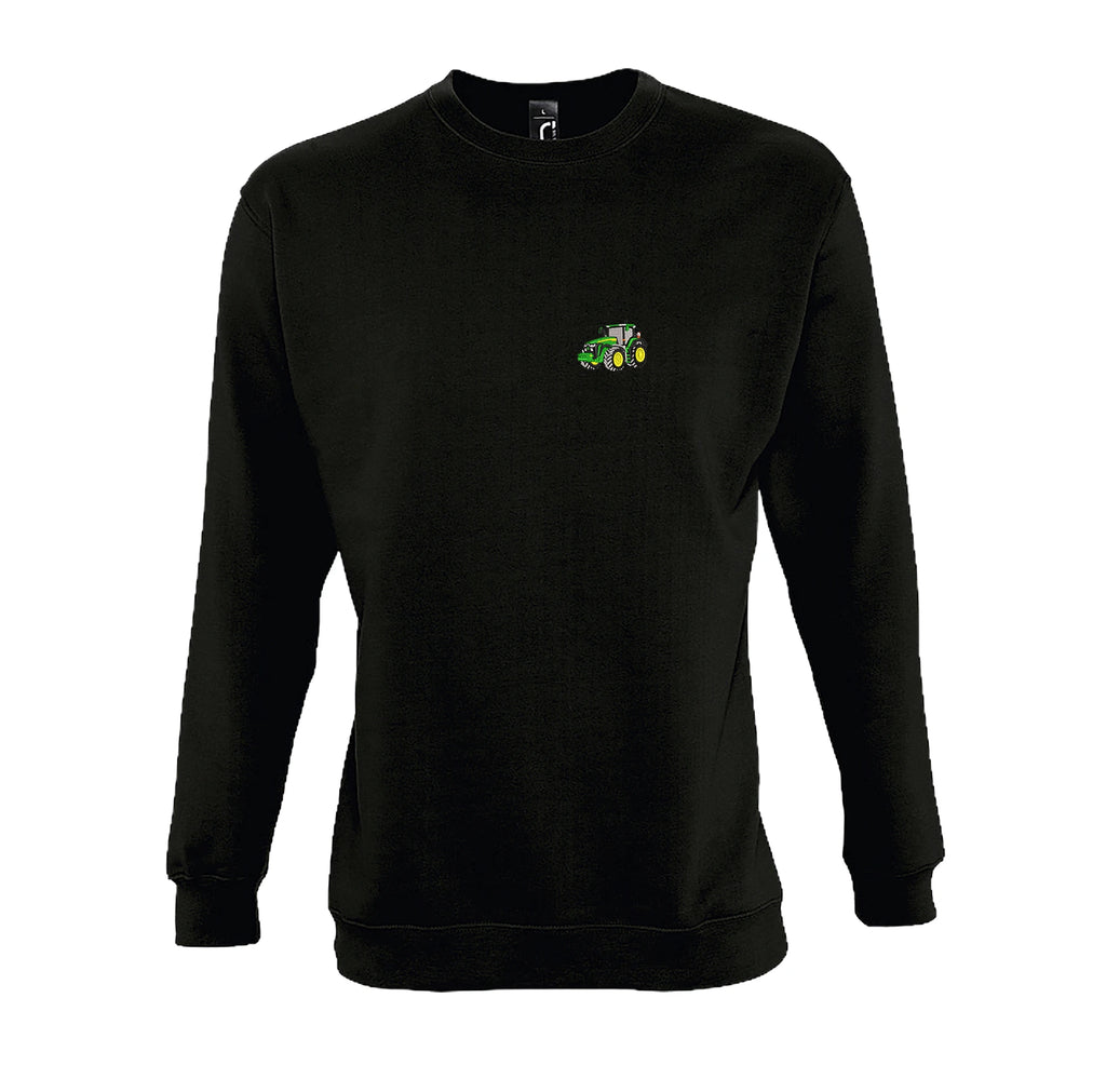 Sweat col rond - John Deere 8R Noir