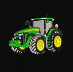T-shirt - John Deere 8R - détail broderie noir