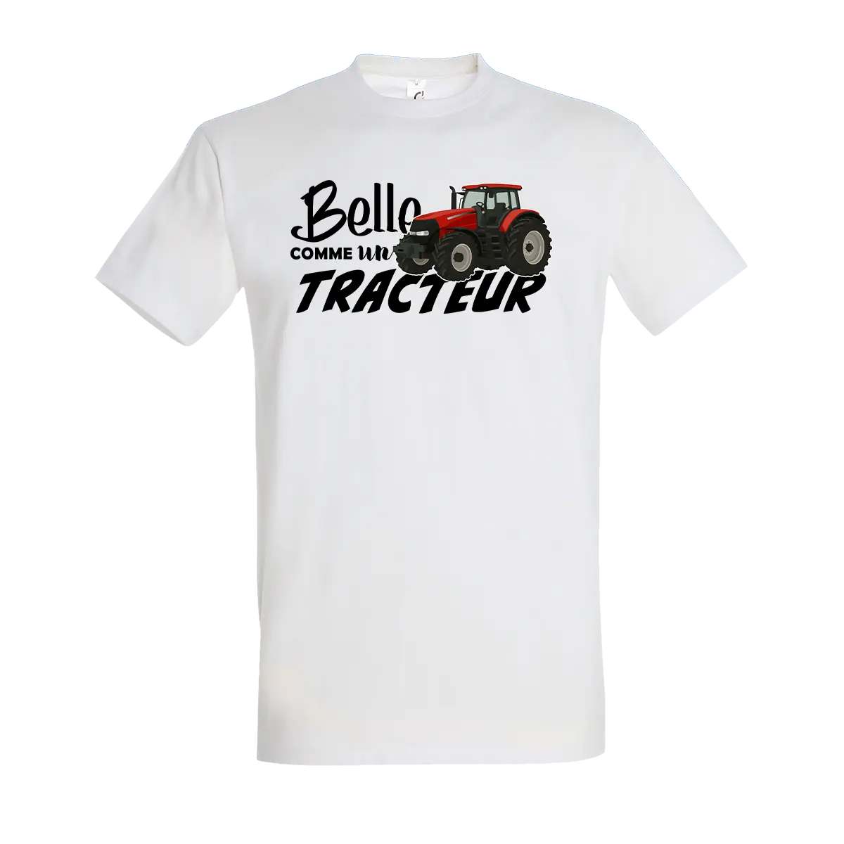T-shirt Belle Comme Un Tracteur - Personnalisable 🌸