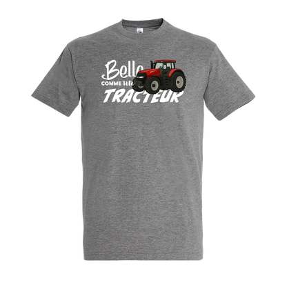 T-shirt Belle Comme Un Tracteur - Personnalisable 🌸