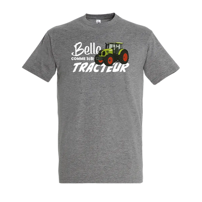 T-shirt Belle Comme Un Tracteur - Personnalisable 🌸