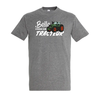 T-shirt Belle Comme Un Tracteur - Personnalisable 🌸