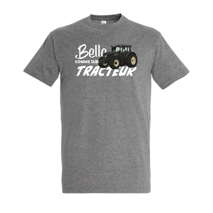 T-shirt Belle Comme Un Tracteur - Personnalisable 🌸