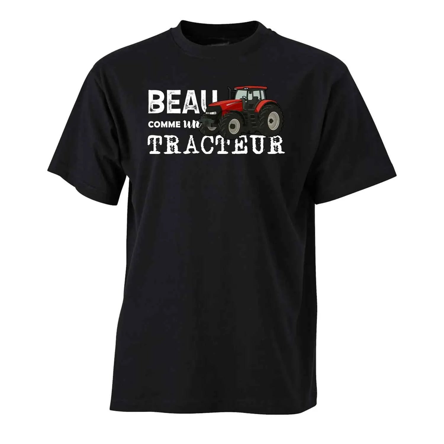 T-shirt Beau Comme Un Tracteur - Personnalisable 🚜