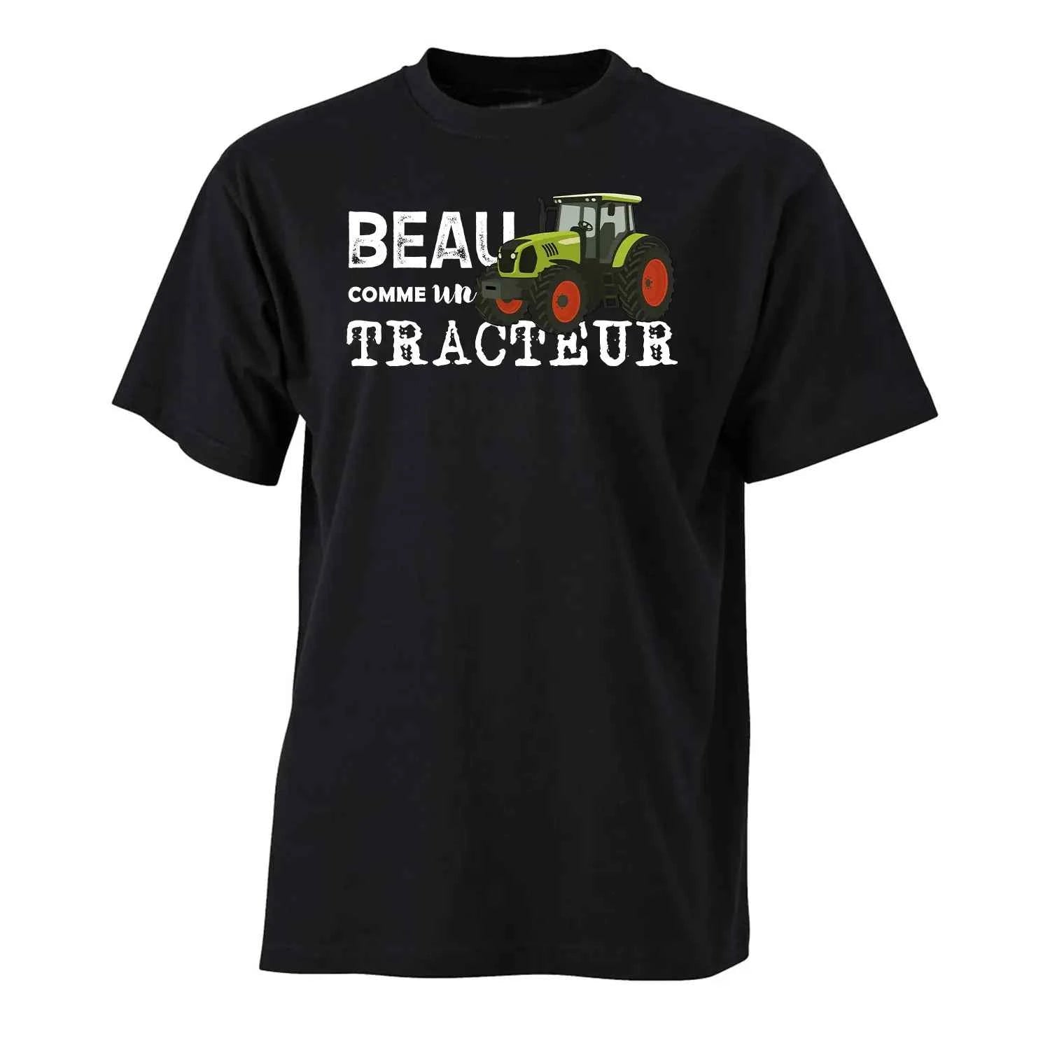 T-shirt Beau Comme Un Tracteur - Personnalisable 🚜