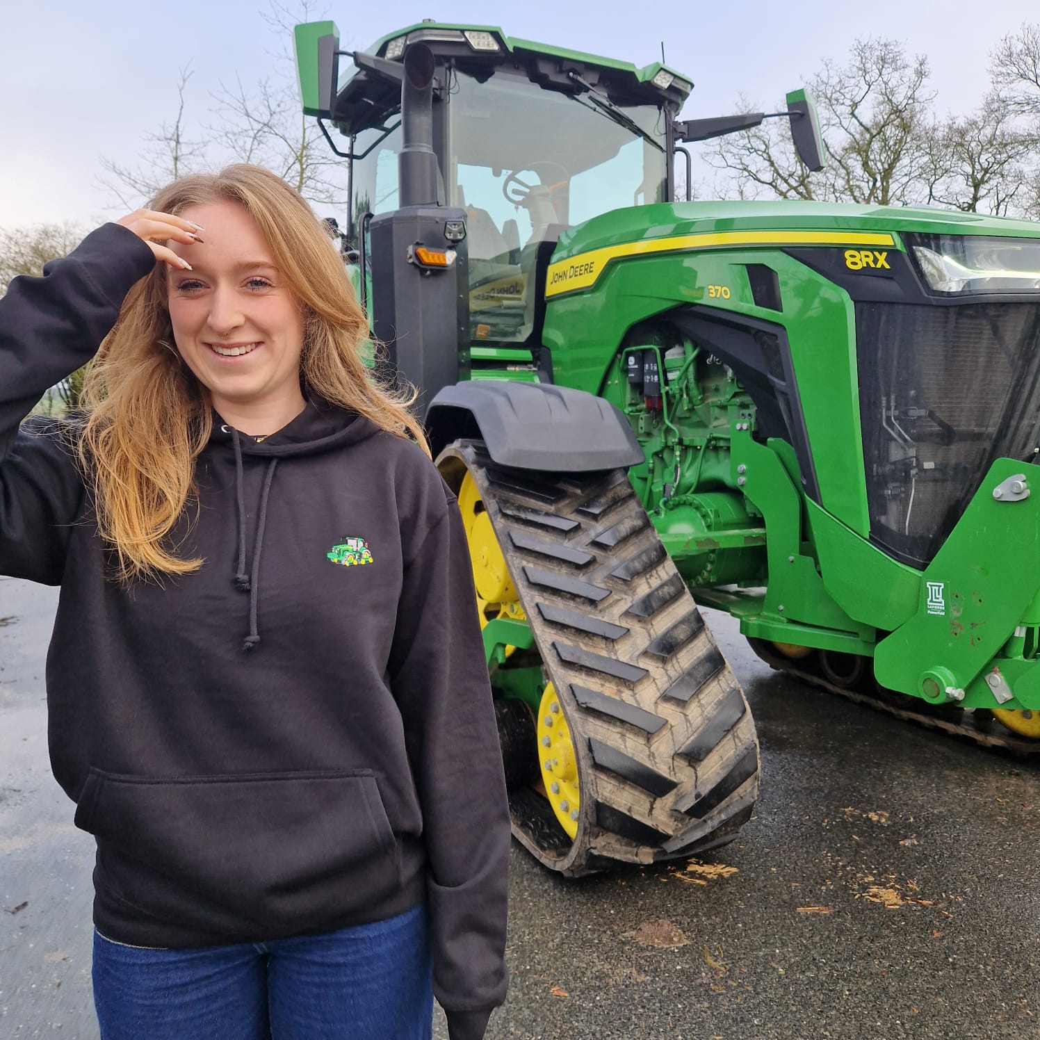 Sweat à capuche - John Deere 8X
