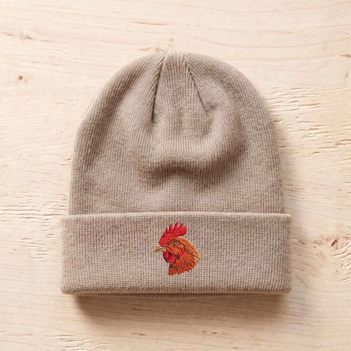 Bonnet brodé - Poule