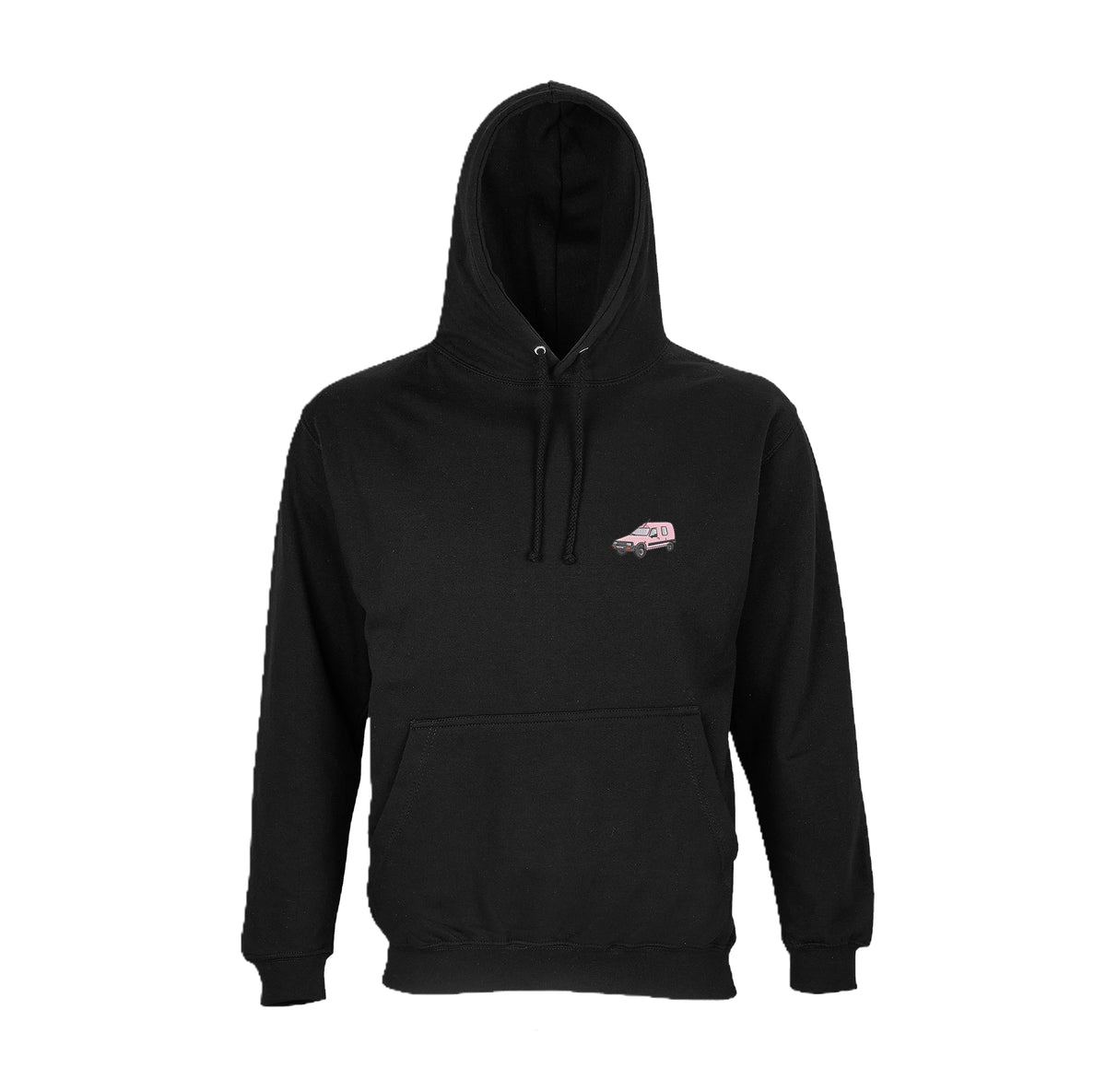 Sweat à capuche - C15 Rose Noir